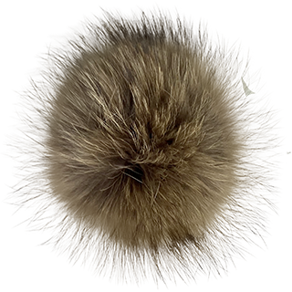20 Pompons En Fausse Fourrure Blancs - Pour DIY, Chapeaux, Bonnets | Diamètre 5,5 Cm