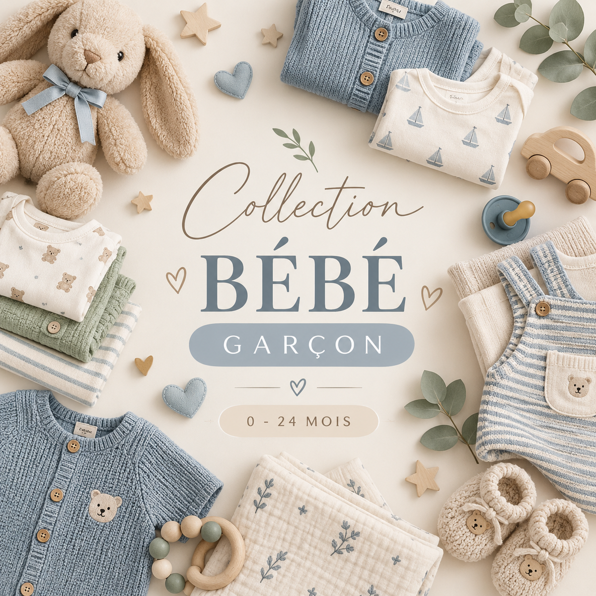 Bébé garçons 0-24 mois