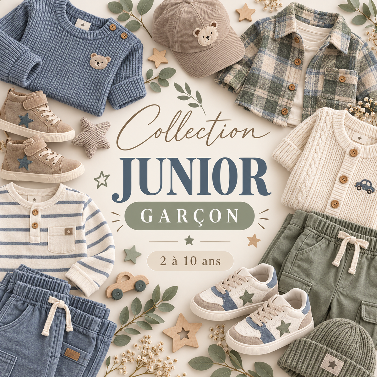 Junior garçon 2 à 10 ans