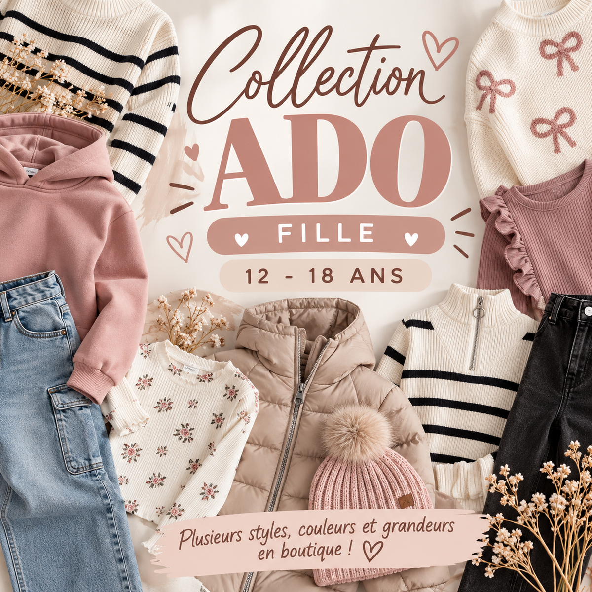 Adolescent fille 12-18 ans